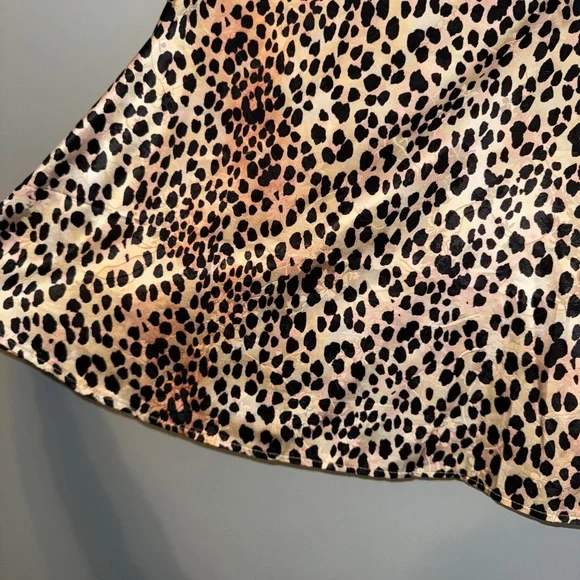 EUC Princess Polly Jemima Grace Leopard Print Mini Skirt Size 10 - Picture 6 of 8
